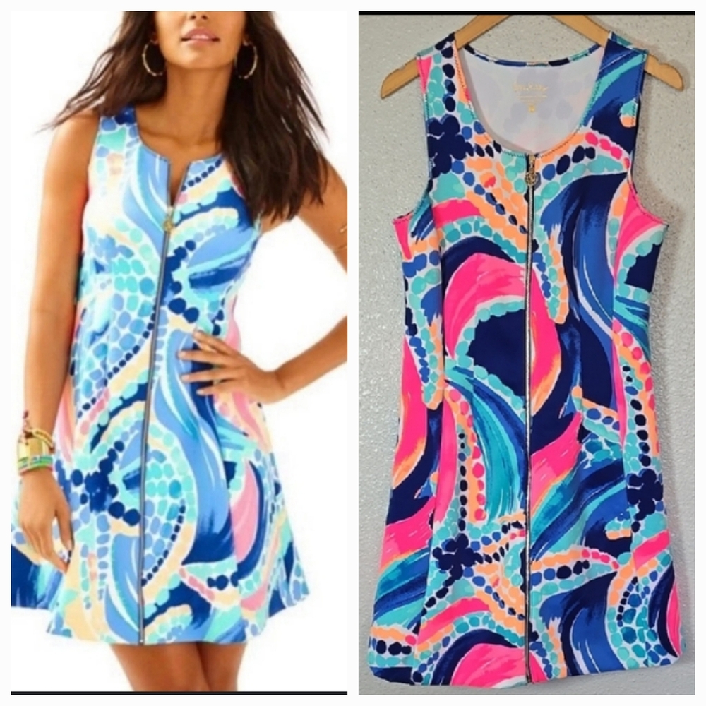Lily Pulitzer Colorful Sleeveless Midi Dress